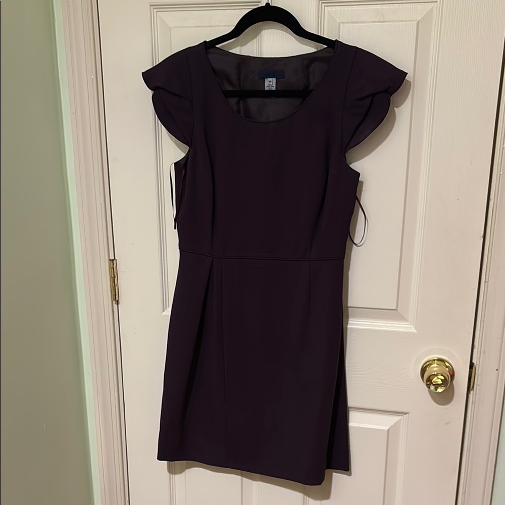 J. Crew | Structured Eggplant Purple Sheath Dress - Size 6P